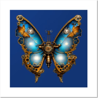 Steampunk Butterfly Posters and Art